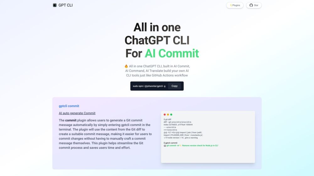 GPT CLI: Create ChatGPT CLI tools in seconds