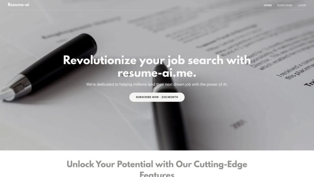 resume-ai: AI Tool for Job Seekers