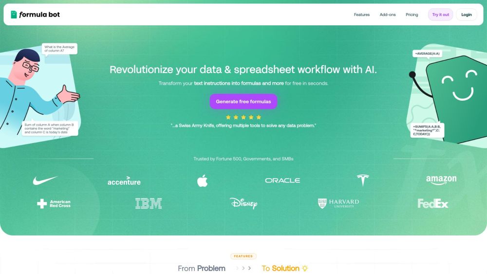 Formula Bot - AI Data Analyst: Automating Complex Data Tasks