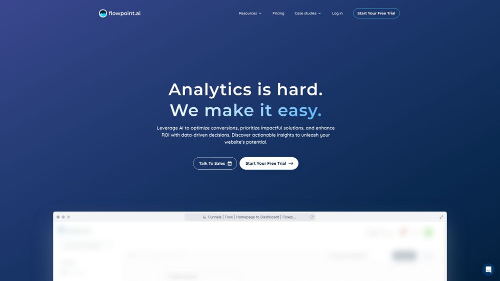 Flowpoint: AI Tool for Boosting Website ROI with Product Name