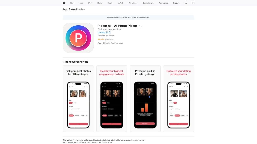 Picker AI: AI Tool to Select Top Performing Photos