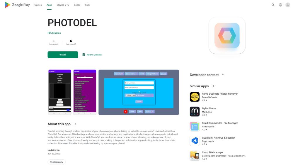 PhotoDel: AI Tool for Photo Editing with Advanced AI Technology