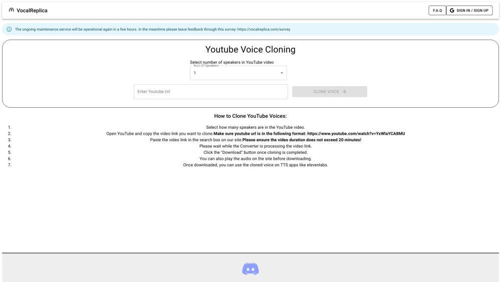 VocalReplica: AI Voice Cloning Tool