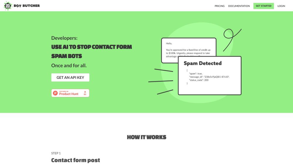 Bot Butcher: AI Tool for Classifying Spam Messages