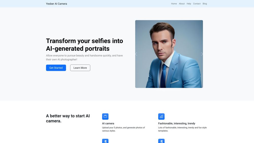 Yesber AI Camera: ai tool for stunning visuals