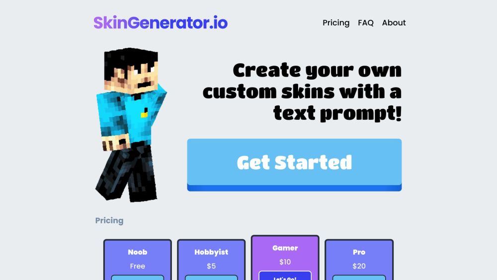 skingenerator.io: AI Tool for Minecraft Skins