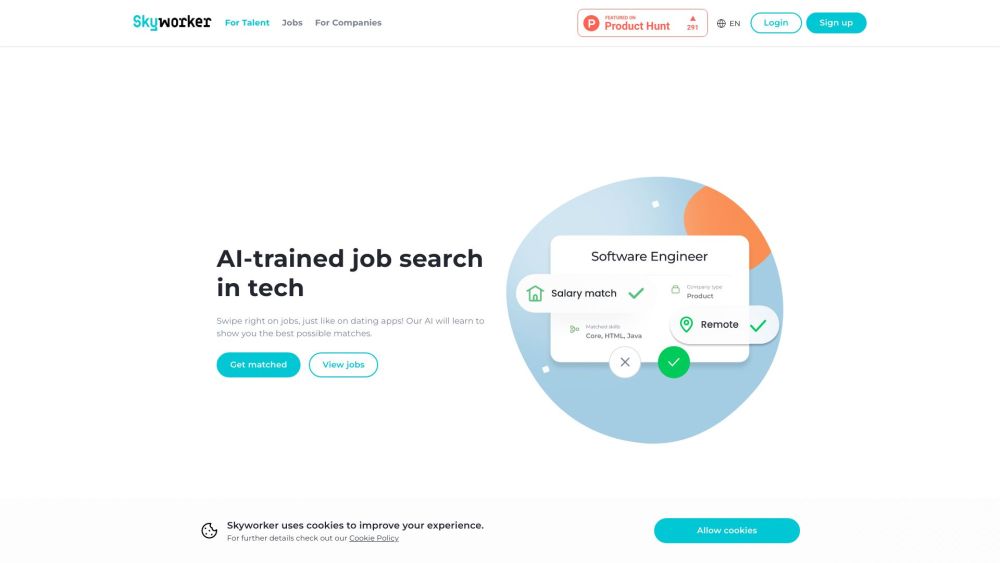 Skyworker: Hire Ukrainian Software Engineers - AI Tool