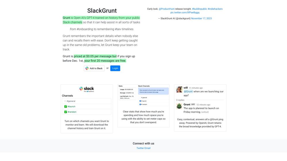 SlackGrunt: AI Tool for Smart Team Assistance