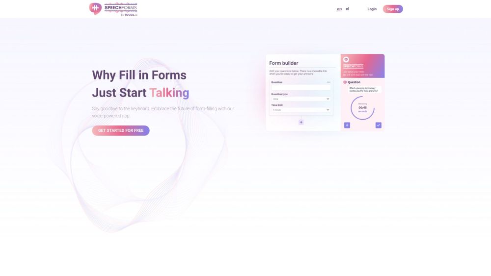 SpeechForms: AI Tool for Voice-Driven Form Filling