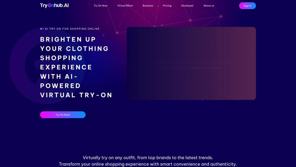 TryOnHub.AI: Virtual Try-On AI Tool for Enhancing Shopping