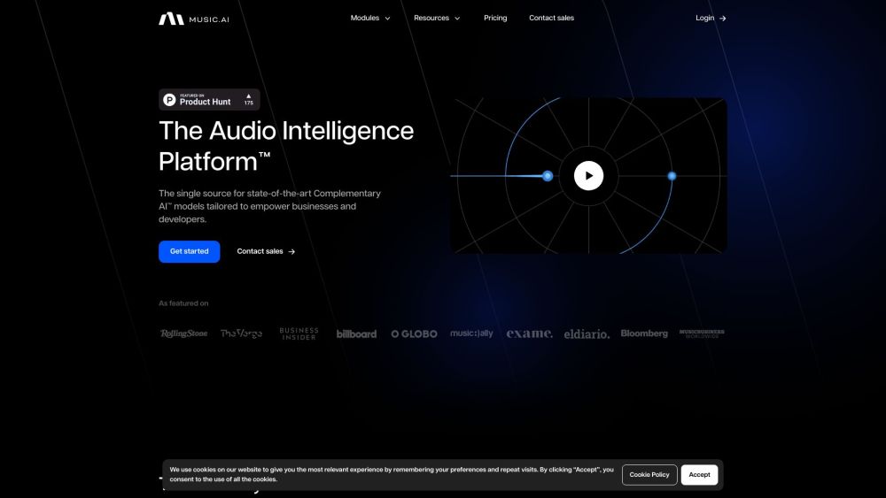 Music.AI: Ultimate AI Tool for Audio Solutions