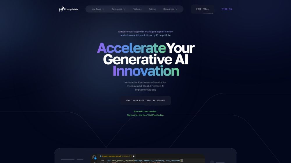 PromptMule: AI Tool for Generative App Development