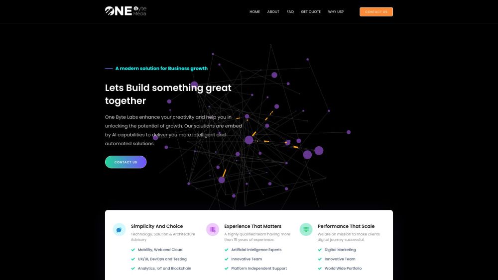 OneByteLabs: Web & Mobile Development, AI Tool