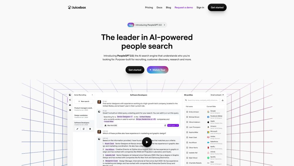 Juicebox (PeopleGPT): AI Tool for People Search