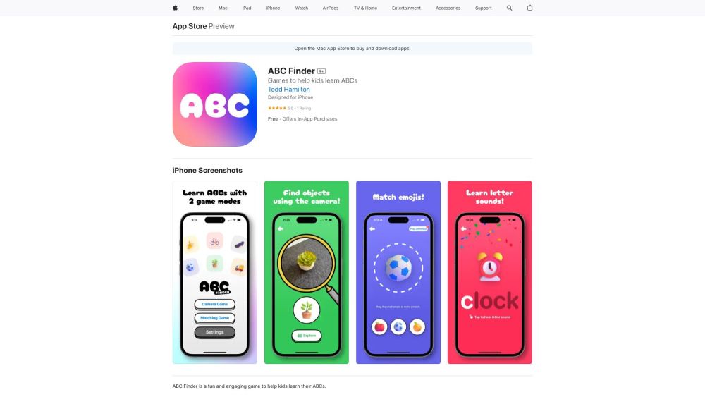 ABC Finder: AI Camera Scavenger Hunt for Kiddos