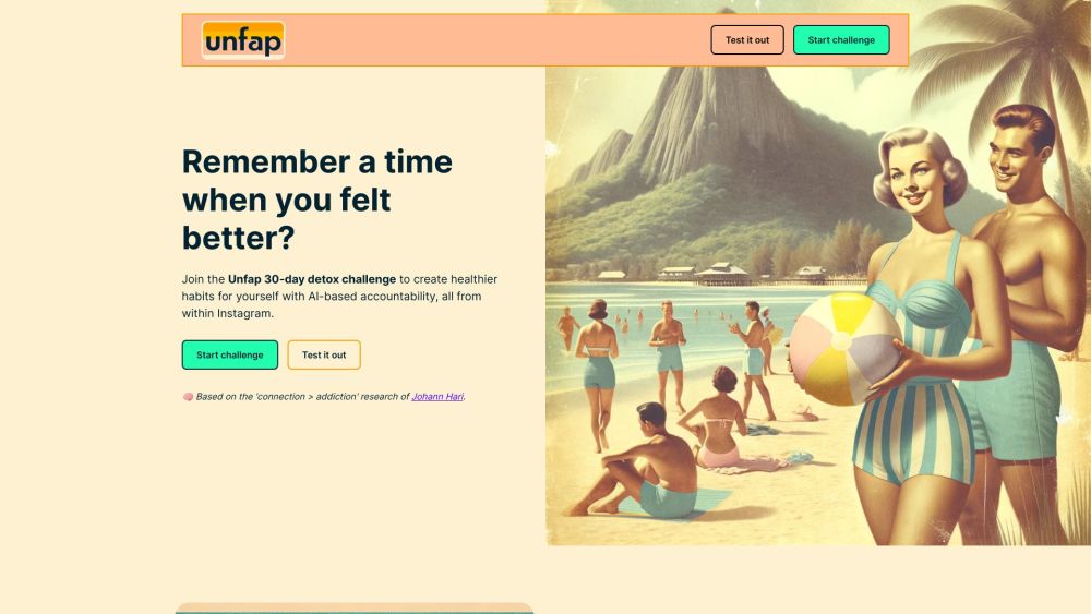 Unfap AI: AI Tool for Curbing Compulsive Habits