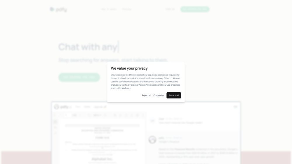 pdfy.ai: AI Tool for Chatting with PDFs, Audio, Websites & YouTube Videos