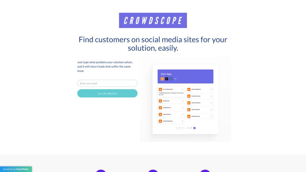 Crowdscope: AI Tool to Find People on Social Media