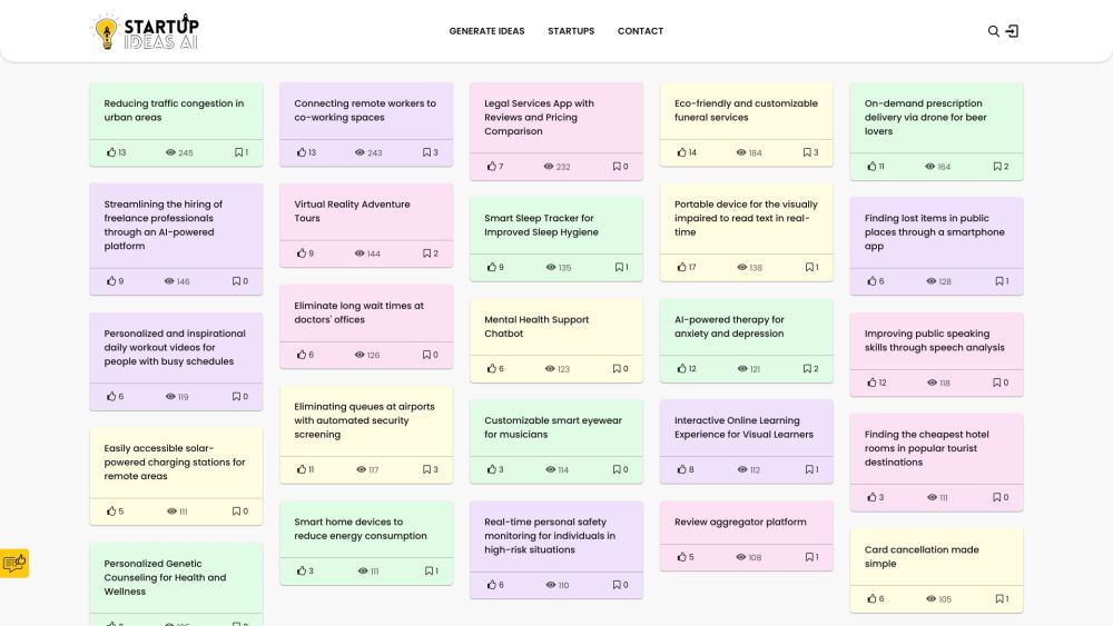 Startup Ideas AI: Discover Innovative AI Tool Ideas