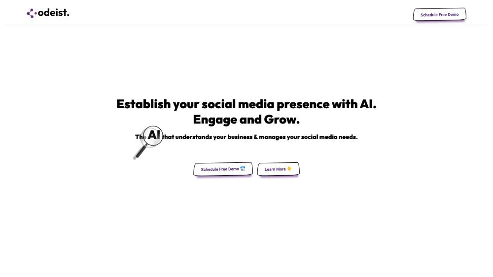 Odeist: AI Social Media Discovery & Engagement