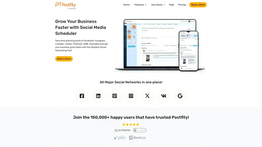 Postfity: AI Tool for Social Media Scheduling by Product Name