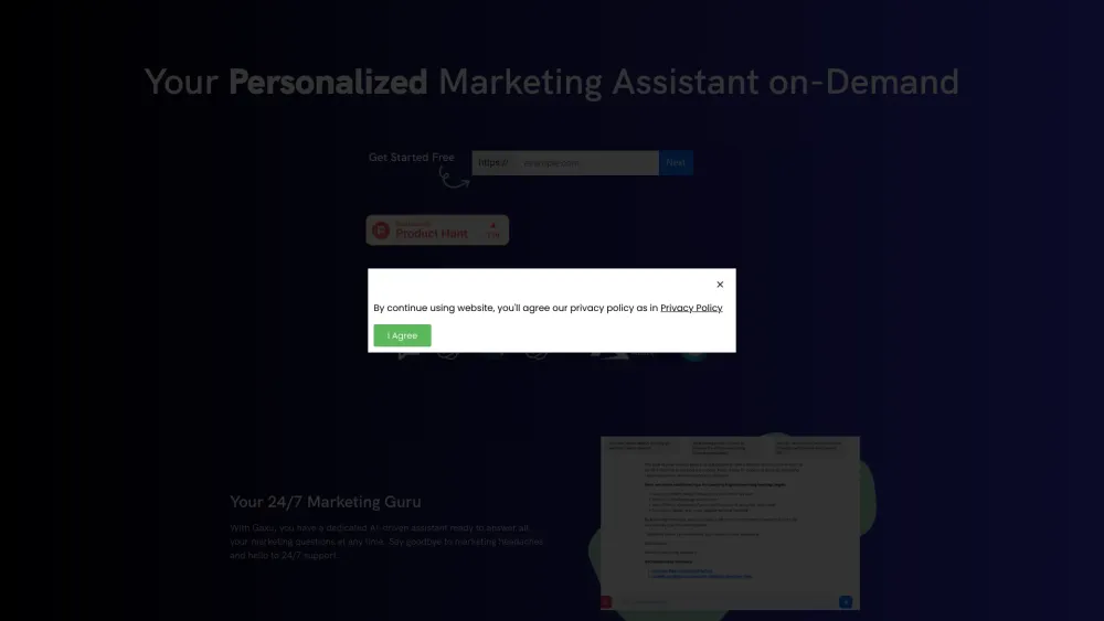 Gaxu: On-Demand AI Tool, Personalized Marketing Assistant