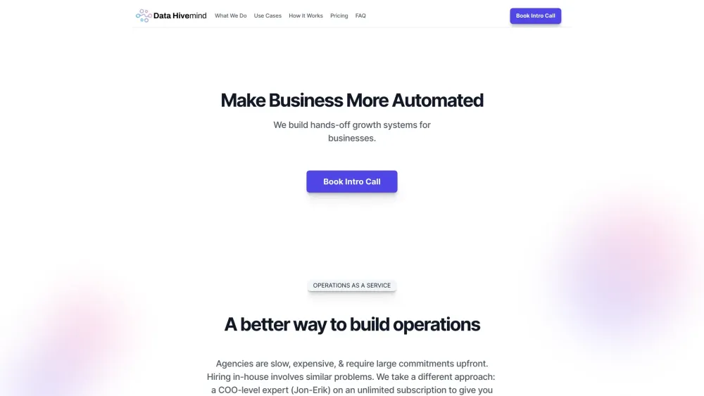 Data Hivemind: Automate Business Processes with AI