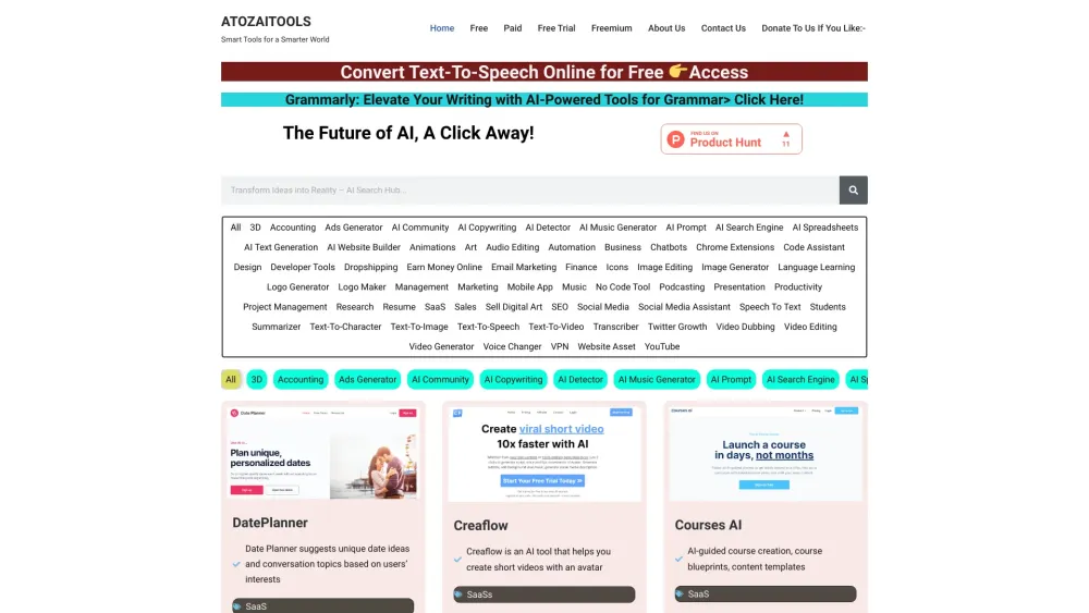 Atozaitools: Discover Top AI Tools & Technologies