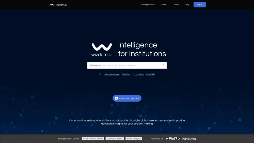 wizdom.ai: AI Tool for Research Insights