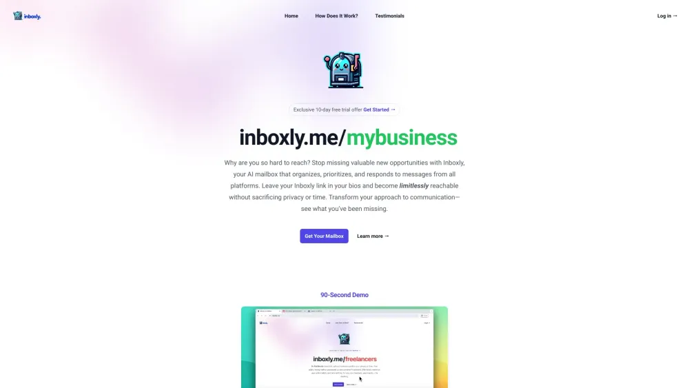 Inboxly: AI Tool for Limitless Reach with Inboxly