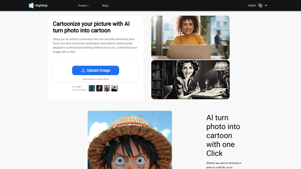 AI Turn Photo into Cartoon: Transform images and videos into cartoon style with AI