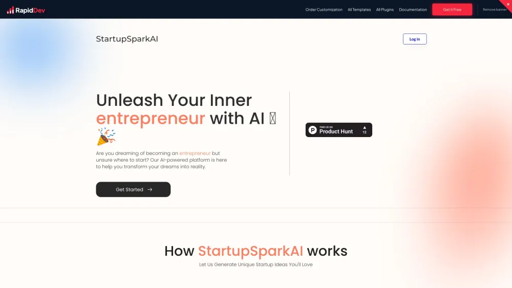 StartupSparkAI: AI Tools for Visionary Success