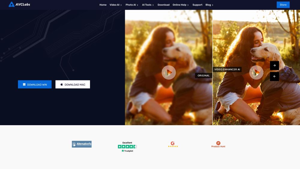 AVCLabs Video Enhancer AI: AI Tool Provider