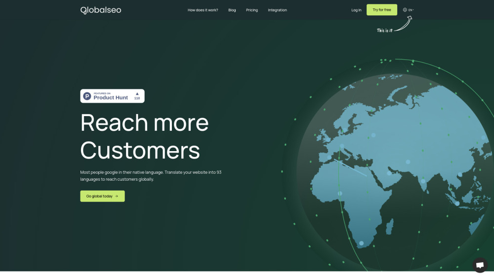 GlobalSeo AI: AI Tool for 93-Language SEO Translation