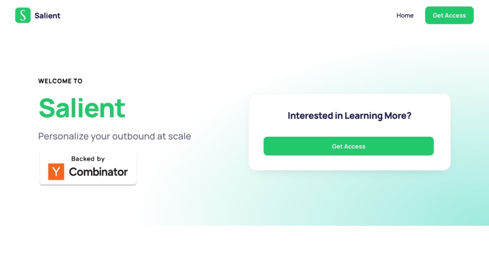 Salient: AI Tool for Maximized Cold Outreach