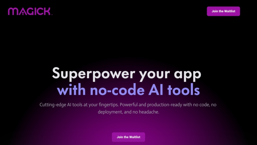 Magick: AI Tool Suite for Building & Scaling Generative Apps