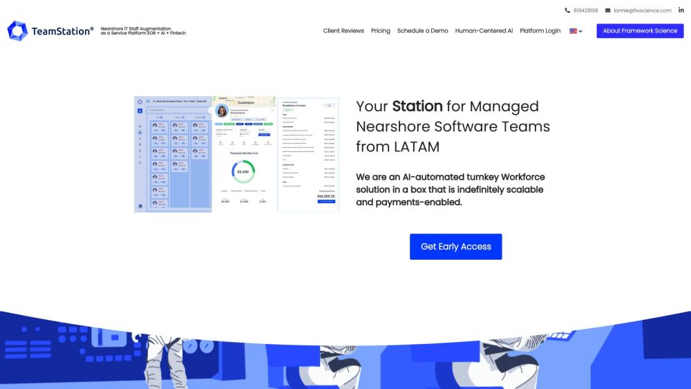 TeamStation: Build & Manage Remote Engineering Teams from Latin America Using AI - AI Tool - TeamStation