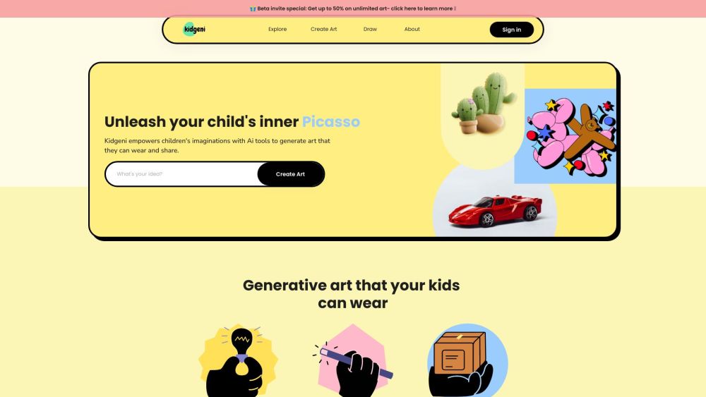 Kidgeni: AI Tool for Kids - Teach & Provide Essential Knowledge