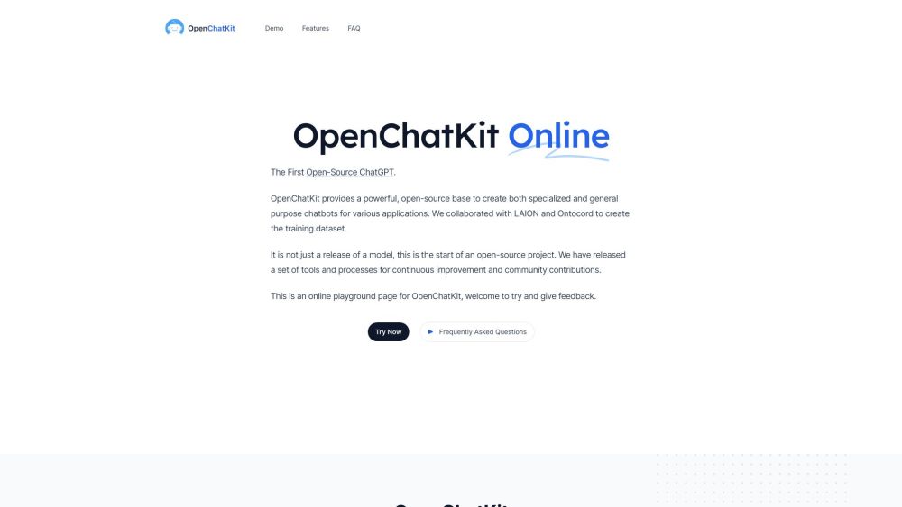 OpenChatKit: AI Tool for Building Custom Chatbots