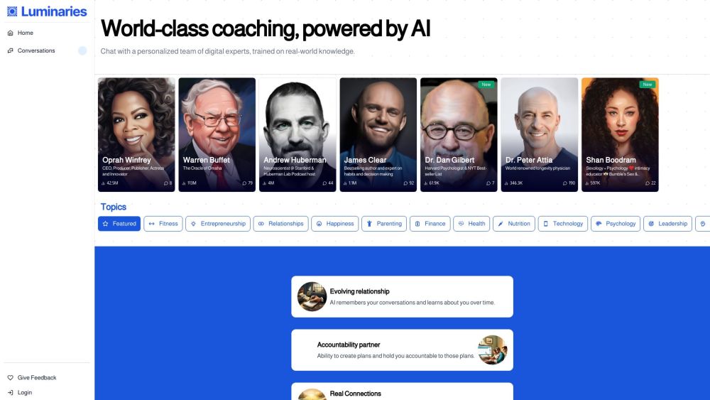 Luminaries: AI Tool for Personalized Coaching by Luminaries