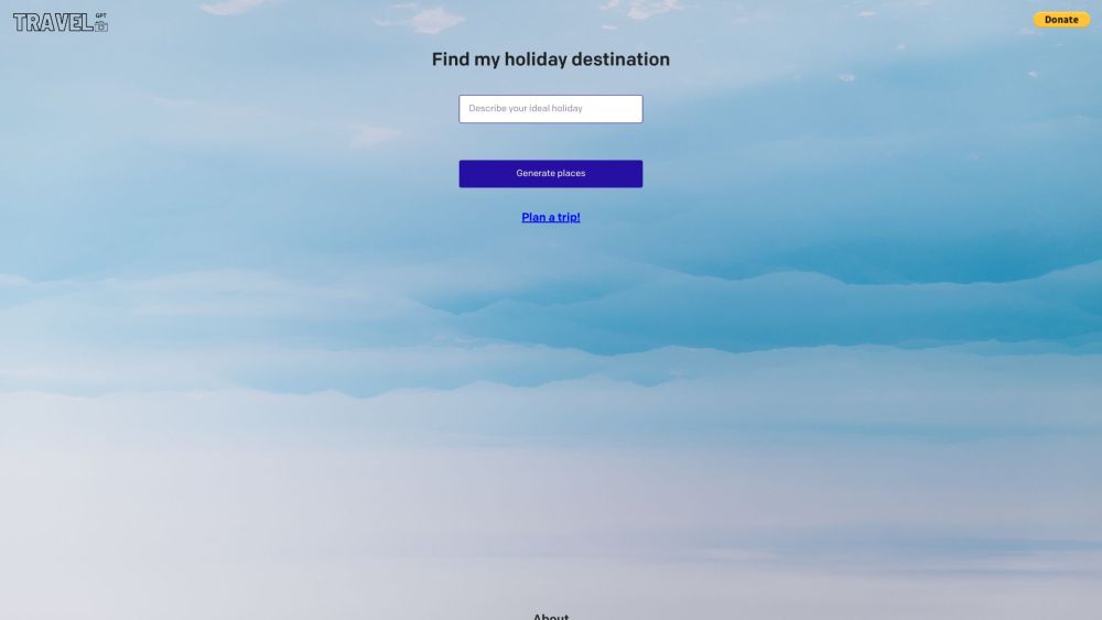 TravelGPT: AI Tool for Vacation Planning