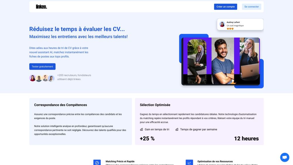 Linkeo: AI Tool for Recruiters - CV Screening & Matching