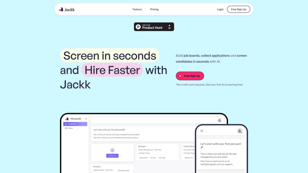 Jackk: AI Tool for Smarter Hiring Solutions