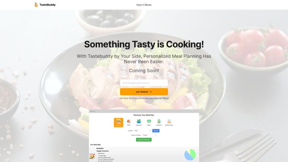 TasteBuddy: AI Tool for Effortless Meal Planning