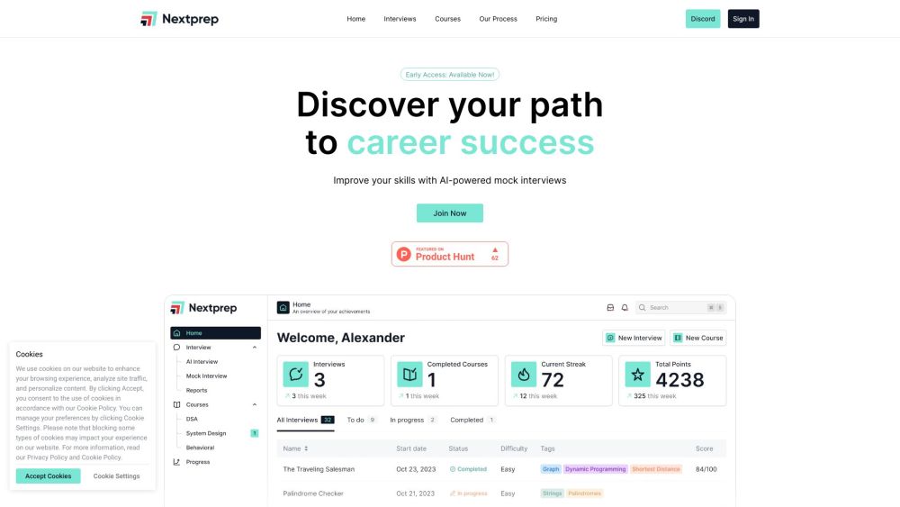 Nextprep: AI Tool for Career Advancement