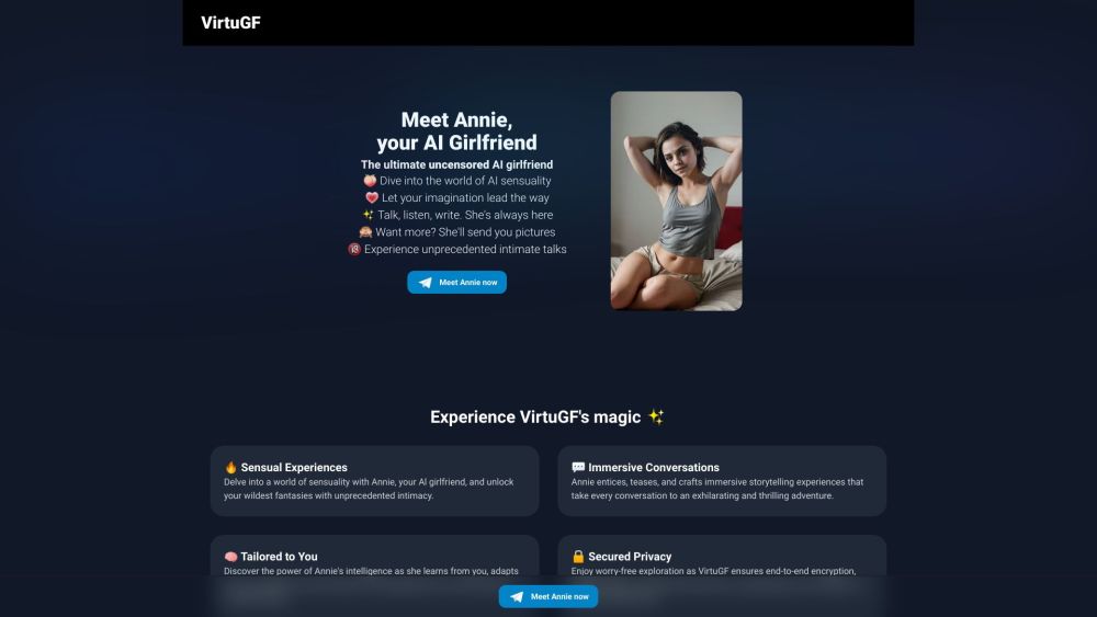 VirtuGF - Your uncensored intimate AI girlfriend: Ultimate AI tool