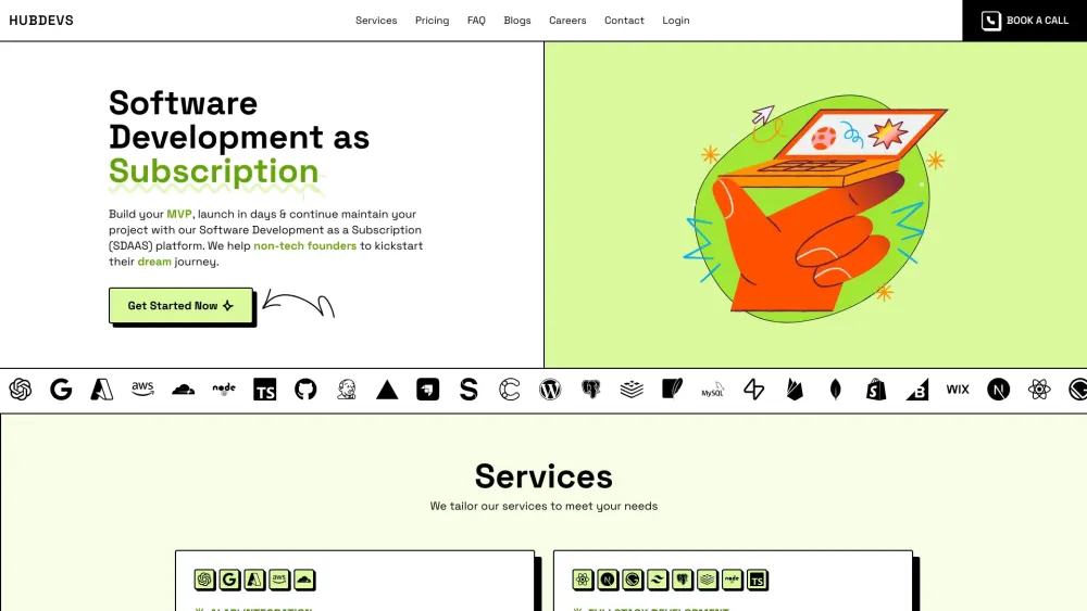 SDAAS: Build MVP Fast with AI Tool & Maintain Easily