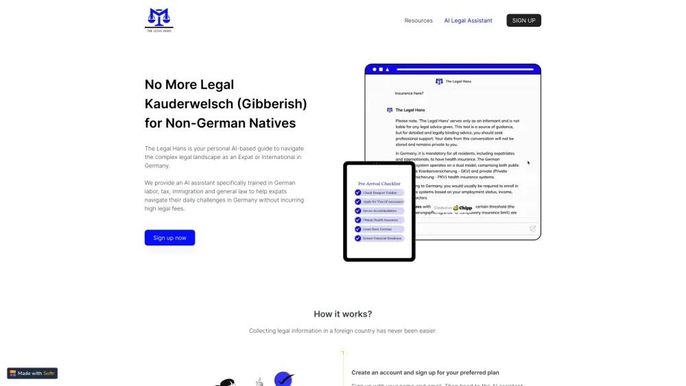 The Legal Hans: AI Assistant & Comprehe...