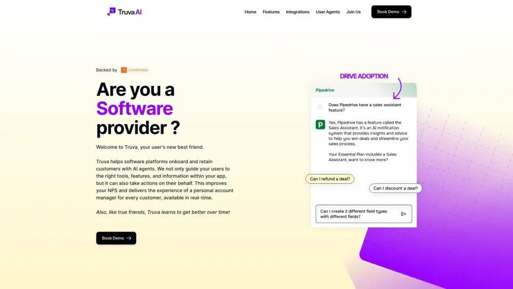 TruvaAI: AI Agents for Customer Onboarding and Retention