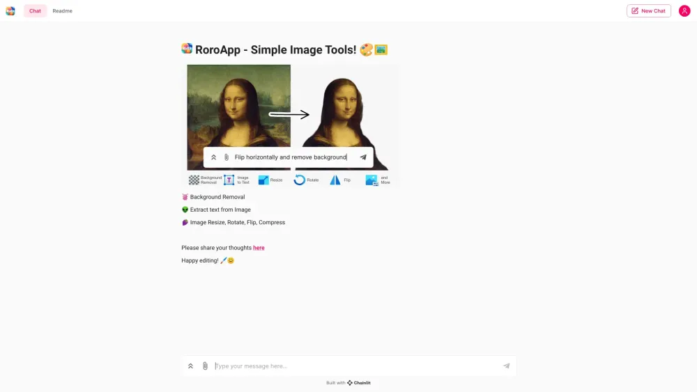 RoroApp: AI Tool for Simple Photo Manipulation